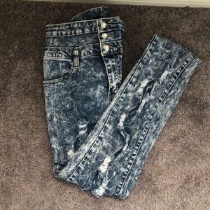 High waisted Jeans